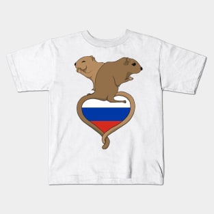 Gerbil Russia (light) Kids T-Shirt